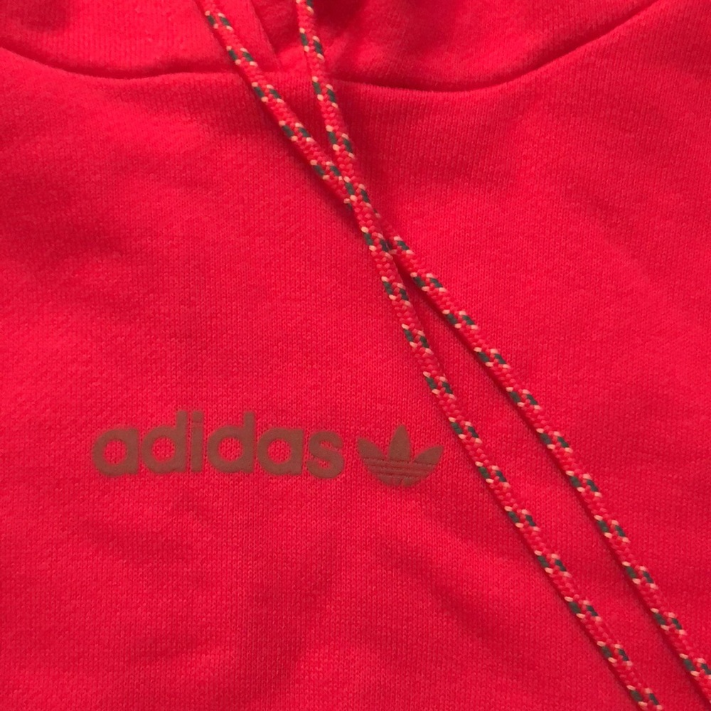 Adidas Pink Crop adjustable hoodie - Picture 6 of 9